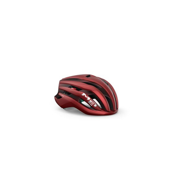 Casco MET trenta mips rojo dalia mate