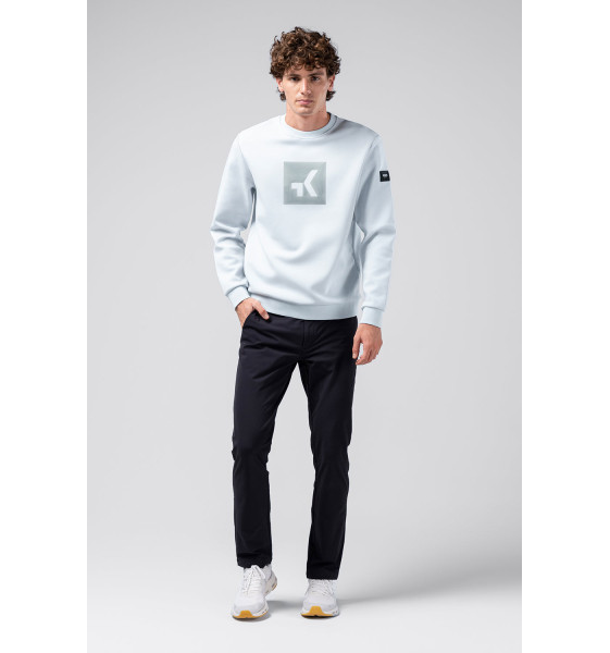 SUDADERA HOVER UNISEX PEARL BLUE